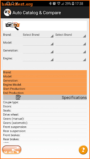 Auto Catalog & Compare screenshot