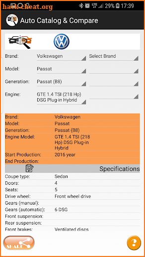 Auto Catalog & Compare screenshot