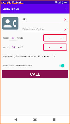 Auto Dialer Pro screenshot