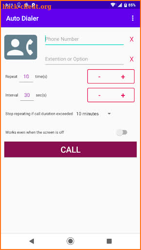 Auto Dialer Pro screenshot