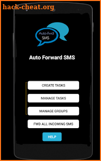 Auto Forward SMS to another number & email screenshot