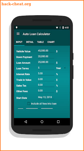 Auto Loan Calculator Pro screenshot