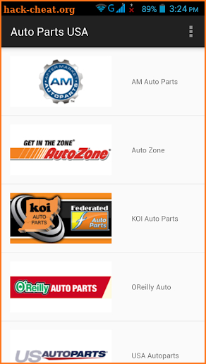 Auto Parts USA screenshot