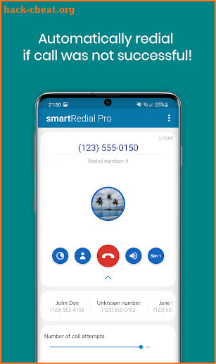 Auto Redial - smartRedial screenshot