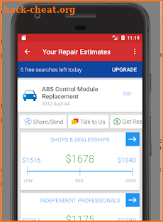 Auto Repair Labor Estimates & Car Guide screenshot