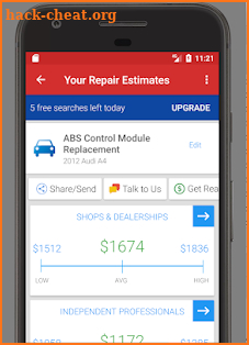 Auto Repair Labor Estimates & Car Guide screenshot