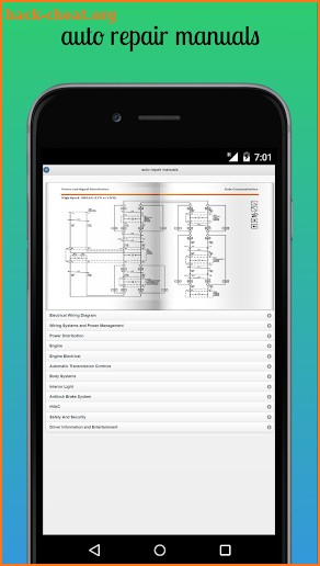 auto repair manuals screenshot