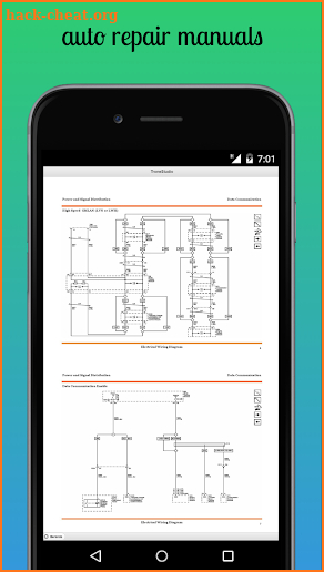 auto repair manuals screenshot