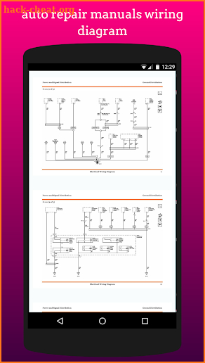 auto repair manuals wiring diagram screenshot