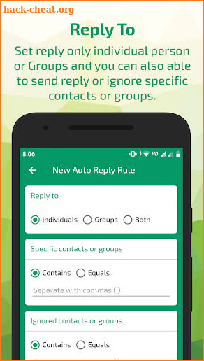 Auto reply for WA - AutoRespond Bot screenshot