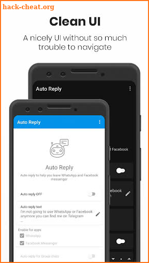 Auto Reply for WhatsApp & Facebook screenshot