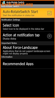 Auto-Rotate Switch Pro screenshot