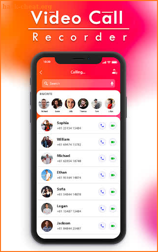 Auto Video Call Recorder : Phone Call Recorder screenshot