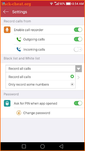 Automatic Call Recorder screenshot