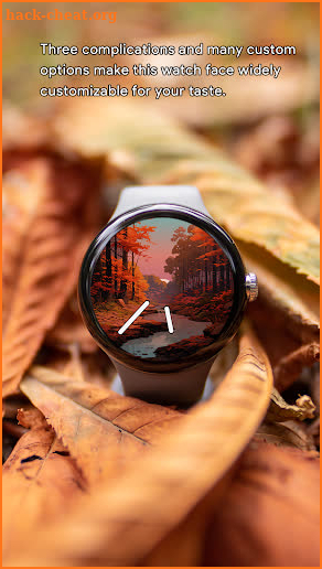 Autumn Creek Watch Face screenshot