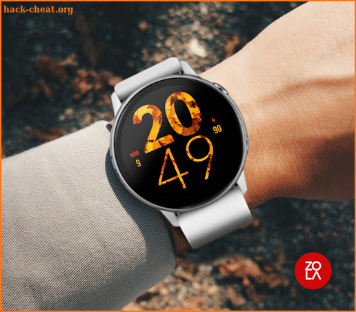 Autumn Large Watch Face screenshot