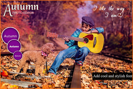 Autumn Photo Editor screenshot