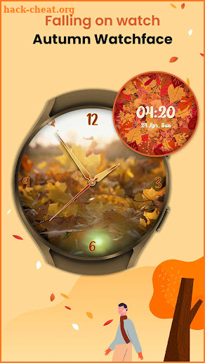 Autumn Watchface: Forest Scene screenshot