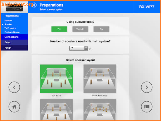 AV SETUP GUIDE screenshot