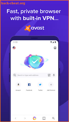 Avast Secure Browser: Fast VPN + Ad Block (Beta) screenshot