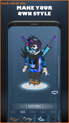 Avatar editor for Roblox screenshot