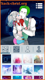 Avatar Maker: Kissing Couple screenshot