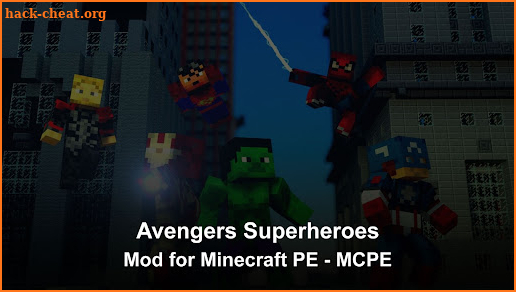 Avengers Superheroes Mod for Minecraft PE - MCPE screenshot