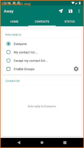 Away - Auto Reply App screenshot