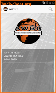 AWBC screenshot