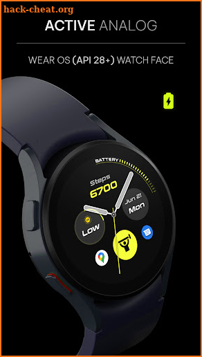 Awf Active Analog: Watch face screenshot