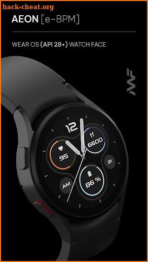 Awf Aeon [e-BPM] - watch face screenshot