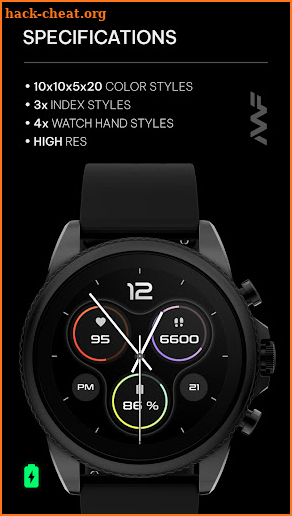 Awf Aeon [e-BPM] - watch face screenshot