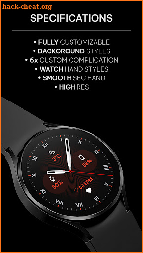 Awf Analog PRO: Watch face screenshot