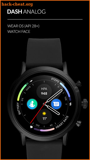 Awf Dash Analog - watch face screenshot