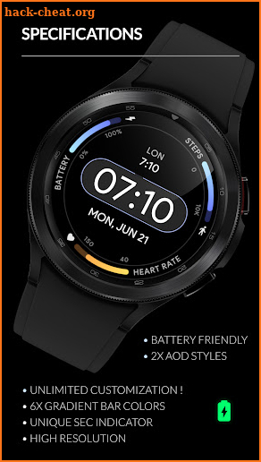 Awf Dash Digital - watch face screenshot