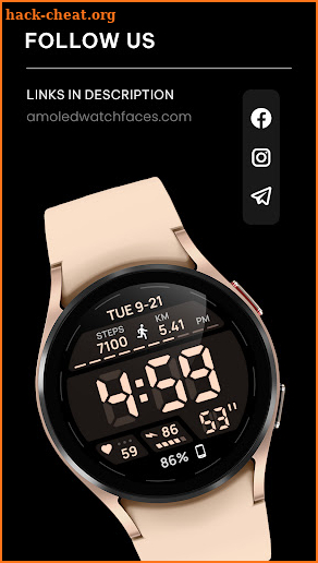 Awf Digital [xR] - watch face screenshot