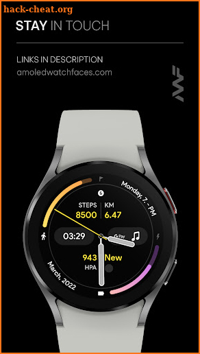 Awf Fit Dash [A] - watch face screenshot