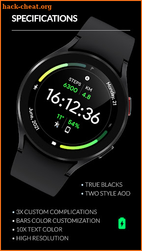 Awf Fit Dashboard - watch face screenshot