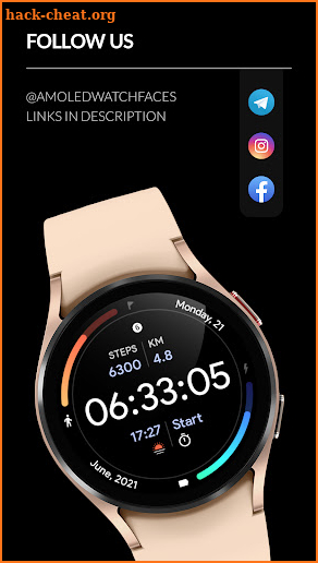 Awf Fit Dashboard - watch face screenshot