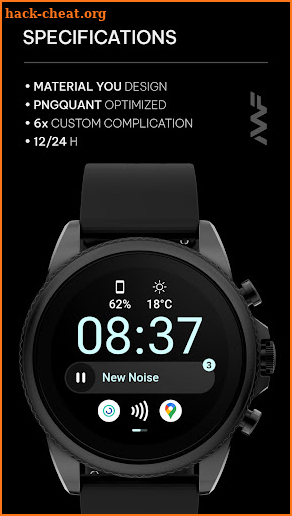 Awf Material 3 - watch face screenshot