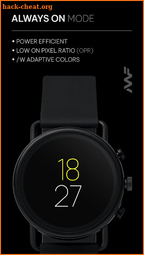 Awf MNML Thin - watch face screenshot