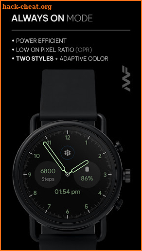 Awf Pear Analog - watch face screenshot