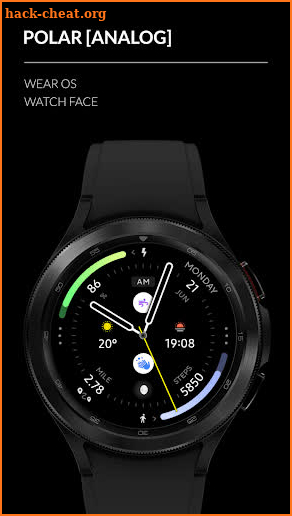 AWF Polar [Analog] - watch face screenshot