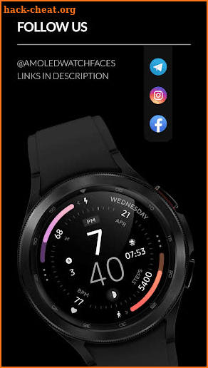 AWF Polar - watch face screenshot