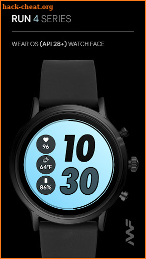 Awf RUN 4 - watch face screenshot