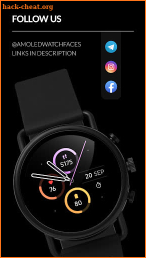 AWF Sporty Analog - watch face screenshot