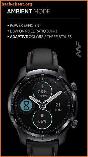 Awf xViper - WearOS watch face screenshot