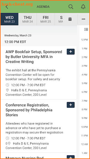 AWP22 Conference and Bookfair screenshot