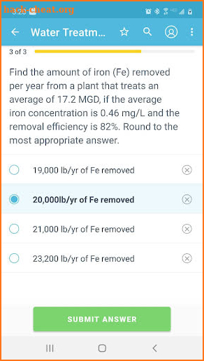 AWWA Opcert Exam Prep screenshot