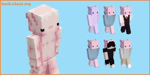 Axolotl Skins for Minecraft screenshot